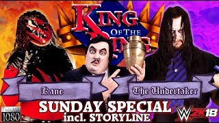 WWE2K18 GAMEPLAY ⭐SUNDAY STORY SPECIAL⭐ Kane VS The Undertaker inkl Mods amp Storyline [upl. by Jak967]