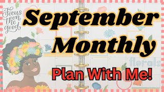 Plan With Me  September Monthly  Planything [upl. by Ainez]