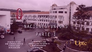 Organización de las Naciones Unidas Parte 1 Dra Laura Sofía Zambrano [upl. by Hochman]