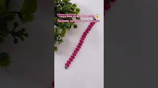 Handmade Bracelet  How to Make Bracelet at Home  Beaded Bracelet shorts Dreamcraftwithnimra [upl. by Ecela598]