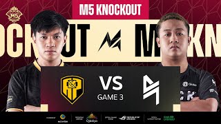 ID M5 Knockout Stage Hari 6  AP BREN VS BLACKLIST INTERNATIONAL  GAME 3 [upl. by Kirsteni206]