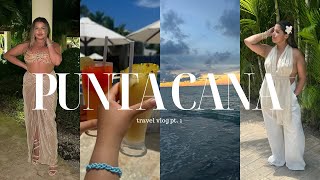 TRAVEL VLOG GIRLS TRIP TO PUNTA CANA 🇩🇴  first time in DR party boat beaches amp more [upl. by Hemminger]