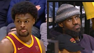 Bronny James SHUTS UP BOOING In Front Of LEBRON l USC vs California 🔥 Full Play l February 8 2024 [upl. by Olav984]