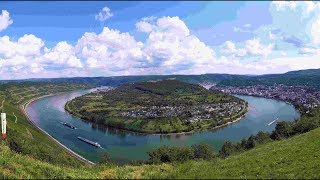 Sightseeings of Boppard am Rhein  Die Rheinschleife [upl. by Arraet]