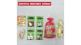 Ramazana Özel Şok Fiyatlı Tarifler  Zencefilli Mercimek Çorbası [upl. by Otrebcire302]