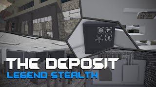 The Deposit Legend Stealth Guide  Roblox Entry Point [upl. by Salina570]