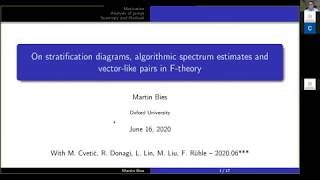 Martin Bies On stratification diagrams algorithmic spectrum estimates and vectorlike pairs [upl. by Flodnar]