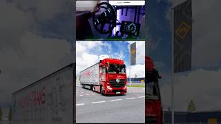 Mercedes MP5 Realistic Driving truck realistic driving moza eurotrucksimulator2 [upl. by Aihsenet532]