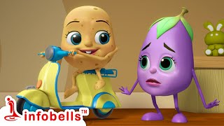 உருளைக் கிழங்கு செல்லக்குட்டி விளையாட விமானம் வேணும்  Tamil Rhymes amp Kids Cartoons  Infobells [upl. by Oman]