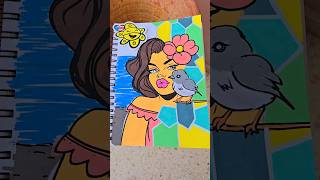 Drawing With POSCA Markers what I SEE in Puerto rico shorts art [upl. by Ttelrats837]