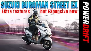 Suzuki Burgman Street Ex 5 things you need to know  PowerDrift [upl. by Analah43]