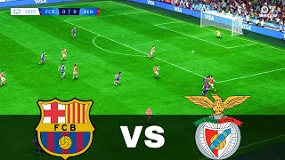 FC Barcelona vs SL Benfica  UEFA Womens Champions League 202324  FC24  PS5 [upl. by Ganiats5]