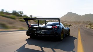 Forza Horizon 5  First Goliath Race with Pagani Huayra BC FE  4K XSX [upl. by Eninnej]