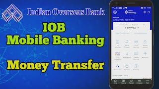 How to money transfer in IOB mobile banking  IOB mobile in tamil  Star Online [upl. by Ettenna]