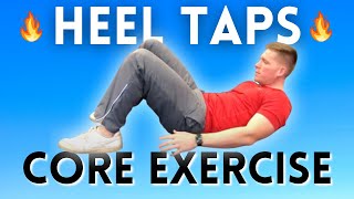 Heel Taps  CORE EXERCISE [upl. by Starlin]