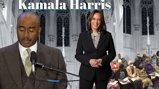 Kamala Harris WPastor Gino Jennings 2024 [upl. by Aynotel]