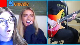 TheDooo  Guitarist AMAZES strangers on OMEGLE with a TALKBOX  REACTION [upl. by Weight]