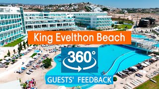 King Evelthon Beach Hotel VR 360° Drone Review Based on TripAdvisor Cyprus [upl. by Pacifica146]