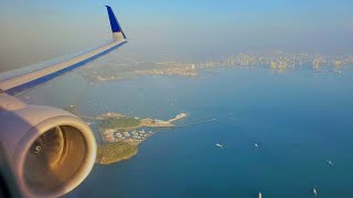 Copa B737800 Morning Landing Panama City 4K [upl. by Mines352]