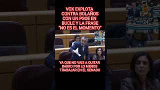 VOX EXPLOTA CONTRA BOLAÑOS MIRARLO  IMPERDIBLE  DIMITAN Y A ELECCIONES [upl. by Euginimod]