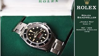 Rolex SeaDweller Vintage quotDouble redquot Ref 1665 Mark IV [upl. by Nevsa870]