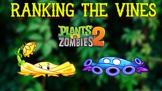 Every Vine Ranked From WORST To BEST  Plants VS Zombies 2 [upl. by Nueoht]