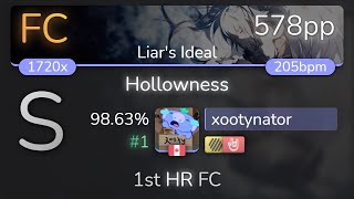 xootynator  Minami  Hollowness Liars Ideal 1st HDHR FC 9863 1 578pp FC  osu [upl. by Barbarese]