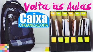 Caixa organizadora Volta às Aulas [upl. by Warthman]