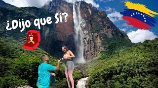 PROPUESTA DE MATROMINIO💍FRENTE AL SALTO ANGEL😍Conociendo la cascada MAS ALTA DEL MUNDO Venezuela🇻🇪 [upl. by Dylana]