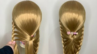 Ponytail Hairstyle For Long Hair Easy Hairstyle Step Hairstyle For Teenagers 😍Nour hairstyles 100 [upl. by Ueih83]