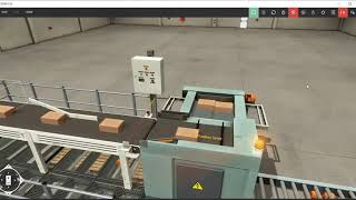 FACTORY IO PALLETIZER AUTOMATION [upl. by Dymphia]