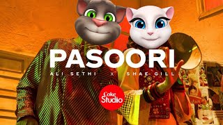 Coke Studio  Season 14  Pasoori  Ali Sethi x Shae Gill  Talking Tom  Screen Verse [upl. by Remot]