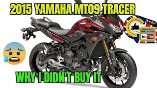 Yamaha MT09 or FJ09 Tracer review 2015 Why didnt I buy it [upl. by Tammany]