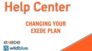 Exede Help Center How to change your plan [upl. by Ardnaz467]