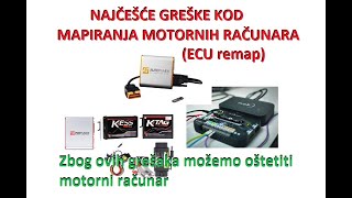 Najčešće greške kod mapiranja motornih računaraERRORS IN THE MAPPING ECU [upl. by Reinhardt374]