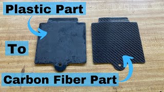 Making a Mold of a Plastic Part to Turn Into Carbon Fiber step by step [upl. by Eiramllij]