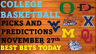 College Basketball Picks and Predictions November 27th Best Bets Today [upl. by Wallace862]