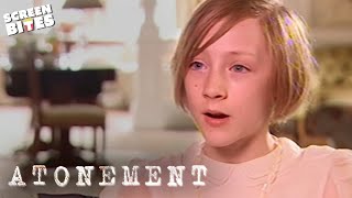 Young Saoirse Ronan on Atonement  Behind The Scenes  Screen Bites [upl. by Hsiekal464]