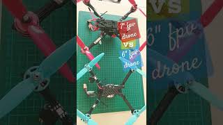 fpv drone Comparison 7quot vs 6quot fpv freestyle drones BiBlade propellers DJI Mavic SUBSCRIBE WIN [upl. by Buckels877]