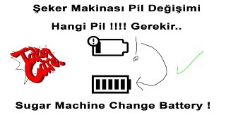 Şeker Makinası Pili Nasıl Değiştirilir [upl. by Rehptsirhc]