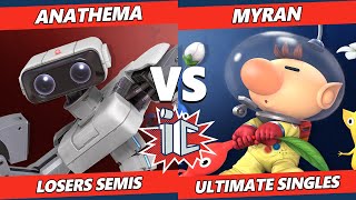 InfinityCON 2022 Losers Semis  Myran Olimar Vs Anathema ROB SSBU Ultimate Tournament [upl. by Janean472]