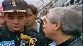 GP San Marino Imola 1985 Qualifiche interviste Ayrton Senna Niki Lauda Alain Prost Michele Alboreto [upl. by Leopold924]