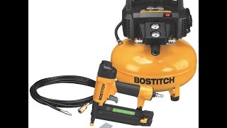 ProductReview  BOSTITCH BTFP1KITCA 1Tool and Compressor Combo Kit [upl. by Plumbo]