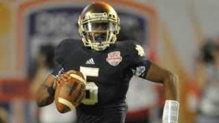 QB Battle Highlights Notre Dame Spring Storylines  CampusInsiders [upl. by Asela]