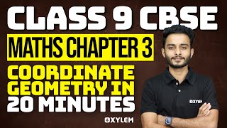 Class 9 CBSE Maths  Chapter 3  Coordinate Geometry In 20 Minutes  Xylem Class 9 CBSE [upl. by Inhsor598]