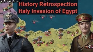 History Retrospection  Italy Invasion of Egypt World Conqueror 4 [upl. by Ru]