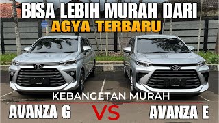 PERBANDINGAN ALL NEW AVANZA TYPE E VS TYPE G TERBARU Review amp Promo Update [upl. by Dworman]