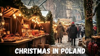 Krakow Christmas Markets 2024 in 4K HDR and 3D SOUND  Poland Christmas Market Walking Tours [upl. by Lichtenfeld]