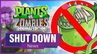 Plants vs Zombies Original Edition Gets SHUT DOWN by EA [upl. by Euphemie]