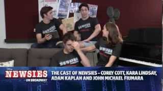 Disneys NEWSIES Live Chat  Sept 21 2013 [upl. by Ahsitauq762]